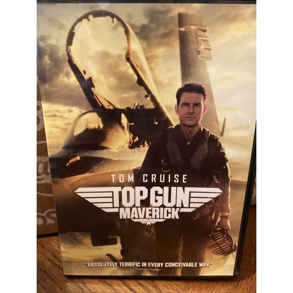 Top Gun Maverick (DVD, 2022) Tom Cruise Val Kilmer Glen Powell Jennifer Connelly